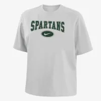Michigan State жіноча Nike College Boxy футболка колір білий
