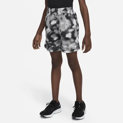 Nike Dri-FIT Multi+ Big дитячі (для хлопчиків) Printed тренувальні шорти колір чорний