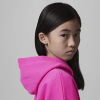 Nike Jordan Brooklyn Essentials Big детские Pullover Толстовка с капюшоном Pink
