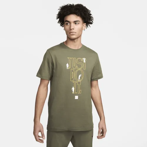 Nike чоловічі Fitness футболка колір зелений