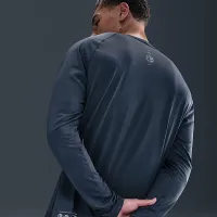 Nike Stride чоловічі Dri-FIT ADV Long-Sleeve Running Top with Reflective Accents блакитний