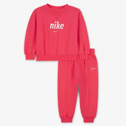 Nike Everyone From Day One Baby (12-24M) 2-Piece Crew набор Pink