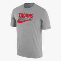 Portland Thorns мужские Nike Dri-FIT Soccer футболка цвет серый