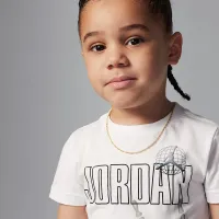 Nike Jordan Toddler Roadtrip X-Ray футболка цвет белый