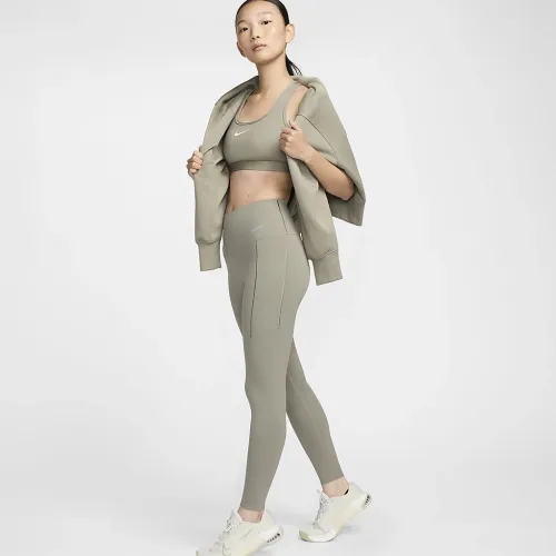 Nike Universa жіноча Medium-Support З високою талією Full-Length лосіни з кишенямиколір зелений