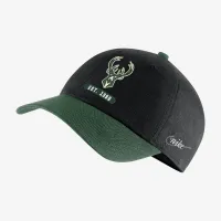 Milwaukee Bucks Heritage86 Icon Edition Nike NBA Cap колір чорний