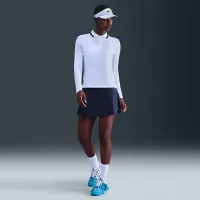 Nike Victory жіноча Dri-FIT Short Flouncy Tennis спідниця блакитний