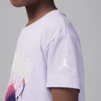 Nike Jordan Hoop Style Little дитячі Graphic футболка колір фіолетовий