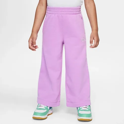 Nike Essentials Toddler French Terry Wide Leg Pants Pink