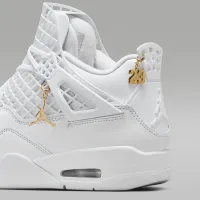 Nike Air Jordan 4 Net женская Кроссовки цвет белый