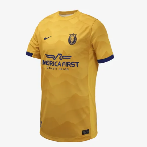 Utah Royals 2024 Stadium Primary Big дитячі Nike Dri-FIT NWSL Replica Jersey Yellow