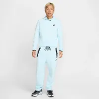 Nike Tech чоловічі Fleece Open-Hem Pants блакитний