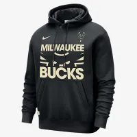 Milwaukee Bucks Club Courtside мужские Nike NBA Pullover Толстовка с капюшоном цвет черный