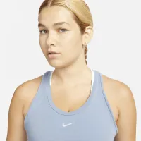 Nike Dri-FIT One Luxe Women's Standard Fit Tank Grey