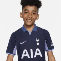 Tottenham Hotspur 2023/24 Stadium Away Big дитячі Nike Dri-FIT Soccer Jersey блакитний