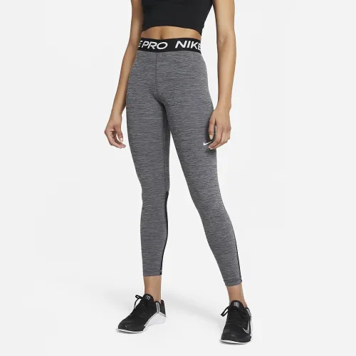 Nike Pro женская Mid-Rise Mesh-Paneled лосины цвет черный