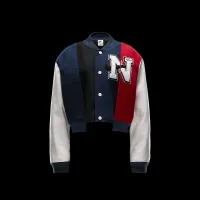 Nike Women by YOON женская оверсайз Varsity Куртка цвет черный