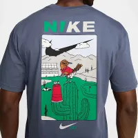 Nike мужские Max90 для гольфа футболка синий