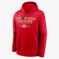 Ohio State Buckeyes 2025 College Football Playoff National Champions Und12puted Champs мужские Nike College Pullover Толстовка с капюшоном цвет красный
