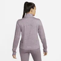 Nike Swift Element жіноча UV Protection 1/4-Zip Running Top колір фіолетовий
