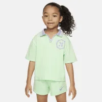 Nike Prep in Your Step Little дитячі шорти комплект колір зелений