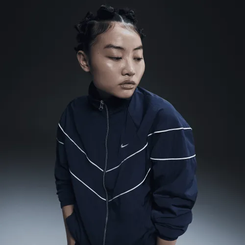 Nike Windrunner женская Loose UV Woven Full-Zip Куртка синий