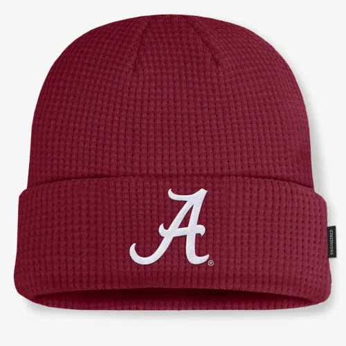 Alabama Crimson Tide Sideline Terra мужские Nike College Cuffed Beanie цвет красный
