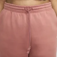 Nike Sportswear Phoenix Fleece женская С высокой Талией оверсайз Sweatpants (большие размеры) Pink