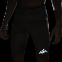 Nike Trail Lava Loops мужские Dri-FIT Running 1/2-Length Tights цвет зеленый