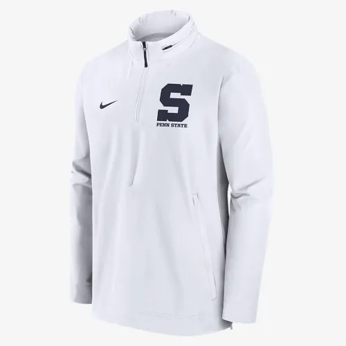Penn State Nittany Lions Sideline Coach чоловічі Nike College 1/2-Zip Hooded Куртка колір білий