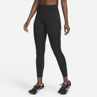 Nike Fast жіноча Mid-Rise 7/8 Graphic лосіни з кишенямиколір чорний
