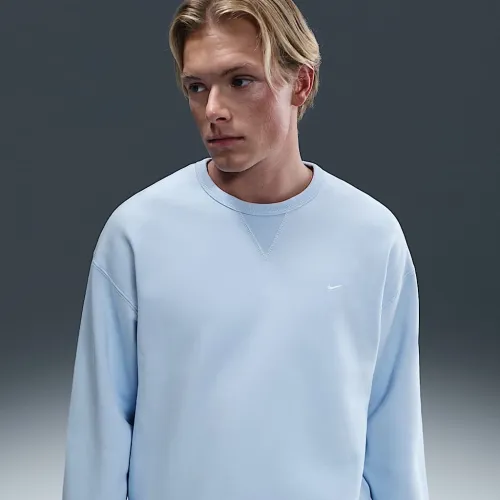 Nike Solo Swoosh мужские Fleece Crew синий