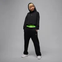 Nike Jordan Sport Crossover жіноча Dri-FIT Fleece Толстовка з капюшоном колір чорний