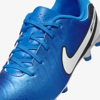 Nike Jr. Tiempo Legend 10 Academy Little/Big детские Multi-Ground Low-Top футбольные бутсы синий