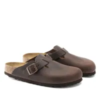 Шлёпанцы Birkenstock Boston 860131 - Бежевые
