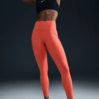 Nike Universa женская Medium-Support С высокой Талией 7/8 лосины с карманамиOrange