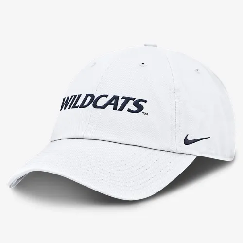 Arizona Wildcats Core Club Mascot Wordmark мужские Nike College Adjustable Hat цвет белый