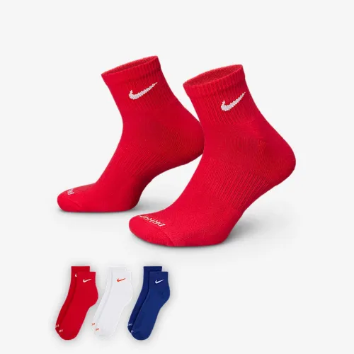 Nike Everyday Plus Cushioned тренировочные Ankle носки (3 пары) многоцветный