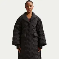 Nike Sportswear Swoosh Series жіноча Therma-FIT оверсайз Down Trench Coat колір чорний