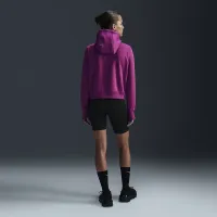 Nike Therma-FIT One женская Pullover Толстовка с капюшоном цвет фиолетовый