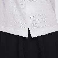 Nike Victory женская Dri-FIT Short-Sleeve Striped для гольфа Polo цвет белый