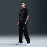 Nike женская Fleece Tear-Away баскетбольные Pants цвет черный