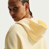 Nike Sportswear Phoenix Fleece женская Over-оверсайз Pullover Толстовка с капюшоном цвет коричневый