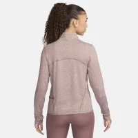 Nike Swift Element жіноча UV Protection 1/4-Zip Running Top колір фіолетовий