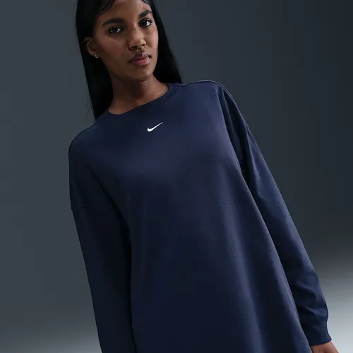 Nike Sportswear Essential женская оверсайз Long-Sleeve футболка синий