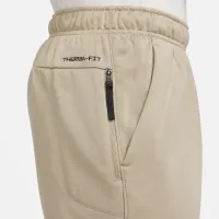 Nike Therma мужские Therma-FIT Open Hem Fitness Pants цвет коричневый