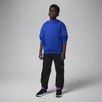 Nike Jordan MJ Flight Big детские Fleece Pullover Толстовка с капюшоном синий
