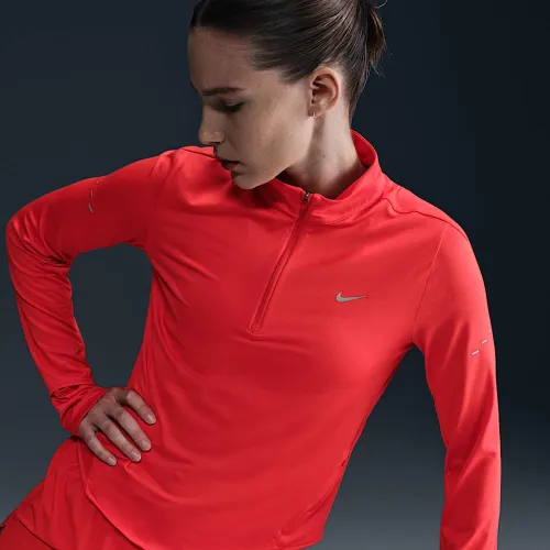 Nike Swift жіноча Dri-FIT UV 1/4-Zip Running Top колір червоний