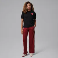 Nike Jordan Flight жіноча Graphic футболка колір чорний