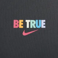 Nike Be True Long-Sleeve футболка колір сірий